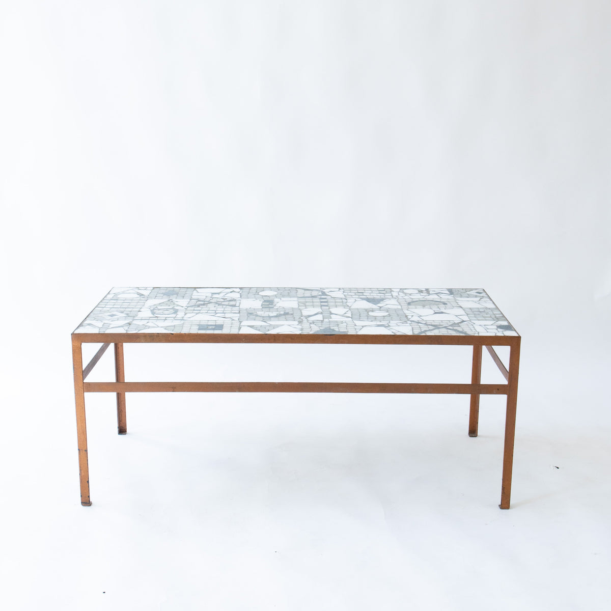 Vintage Couchtisch Mosaik von Kurt Moldovan