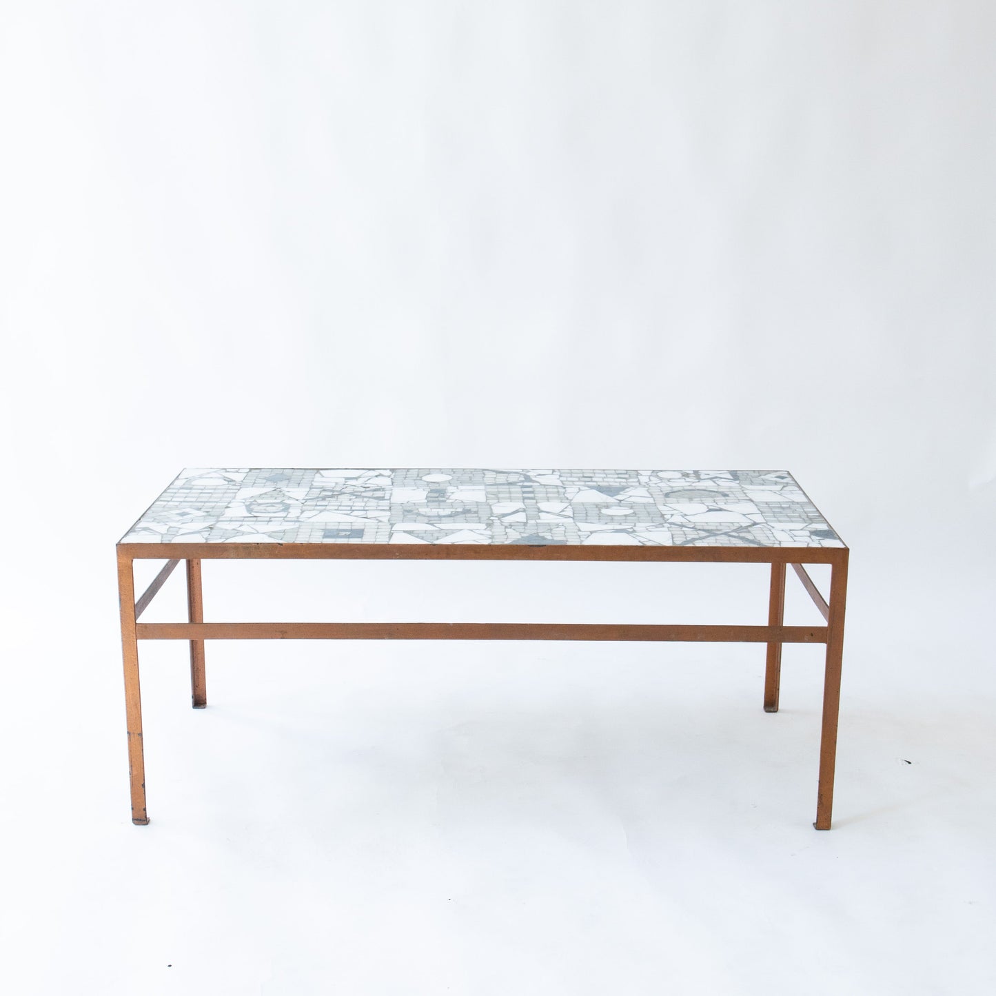 Vintage Couchtisch Mosaik von Kurt Moldovan