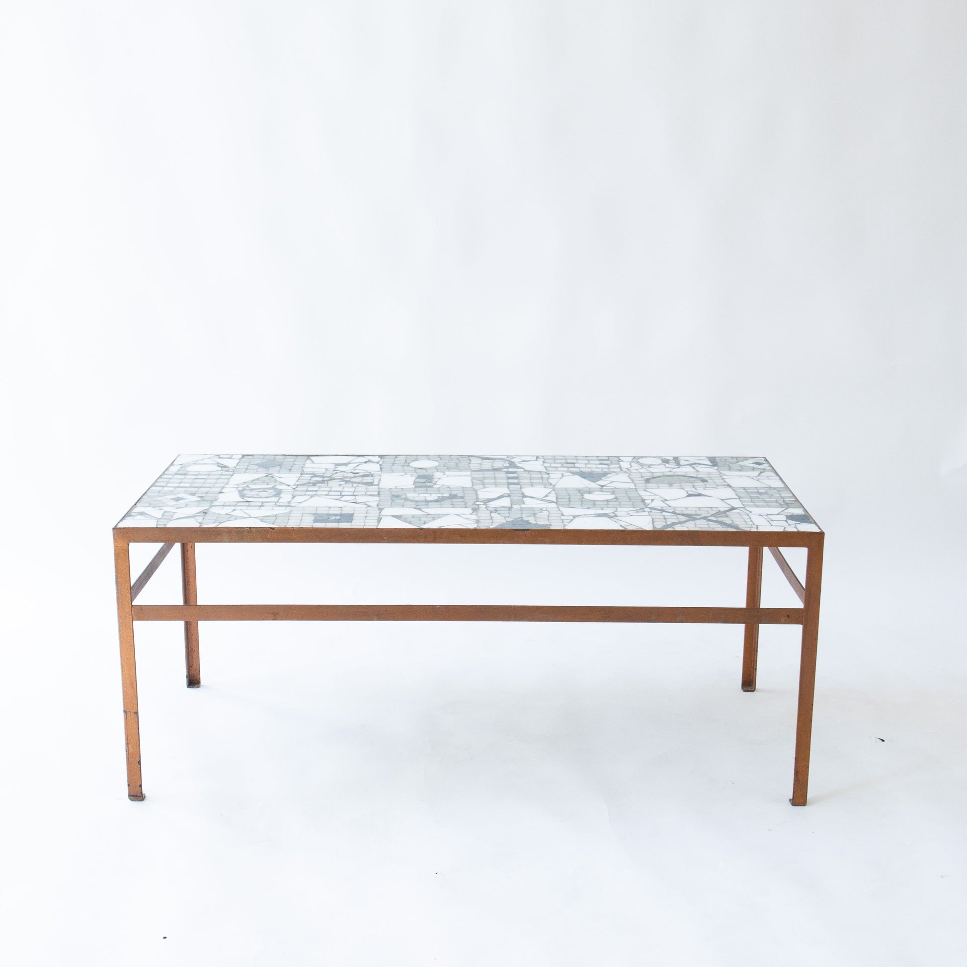 Vintage Couchtisch Mosaik von Kurt Moldovan