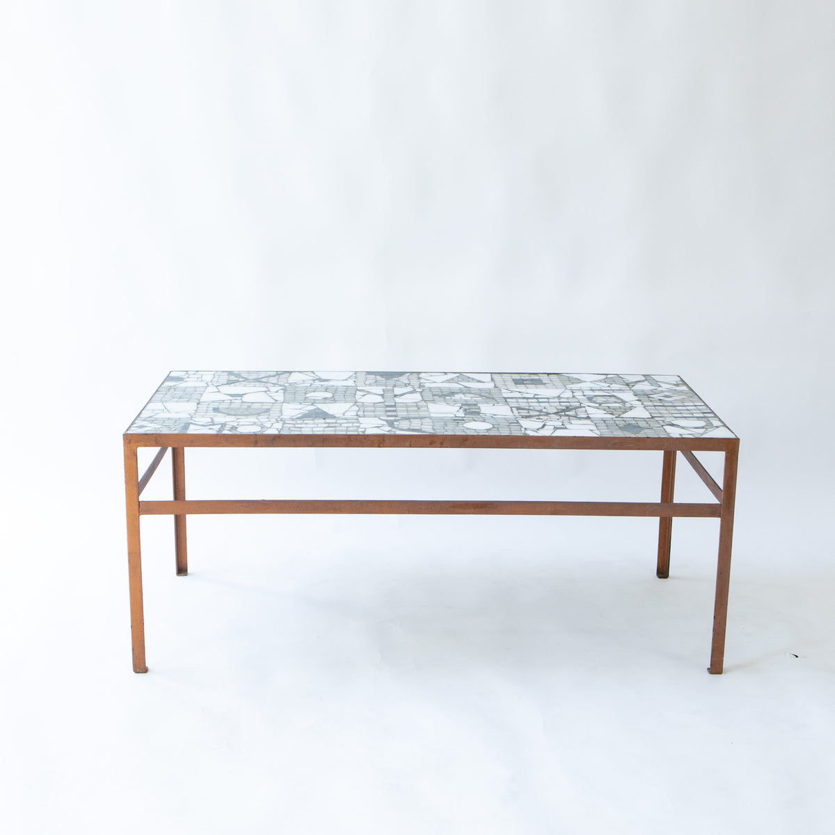 Vintage Couchtisch Mosaik von Kurt Moldovan