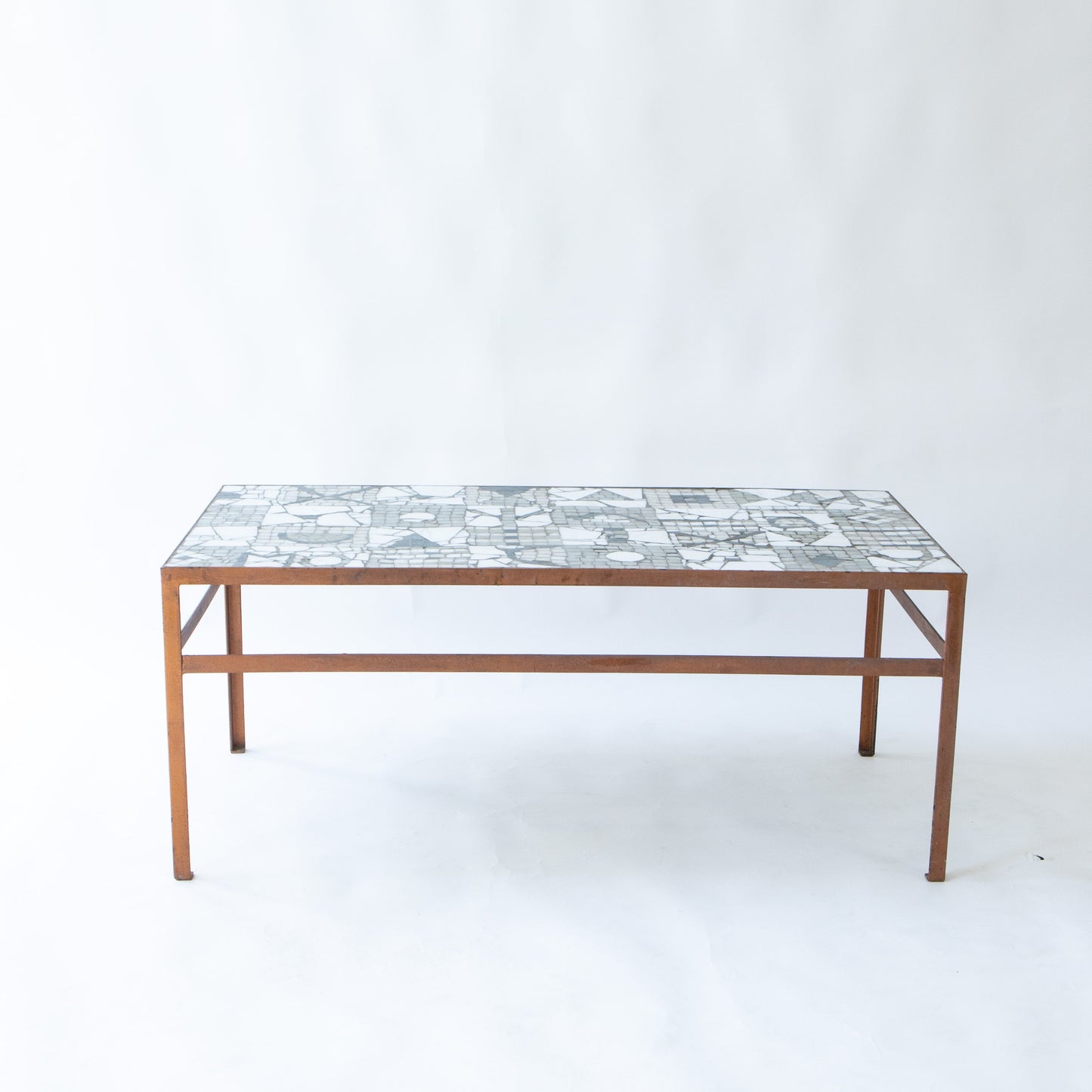 Vintage Couchtisch Mosaik von Kurt Moldovan