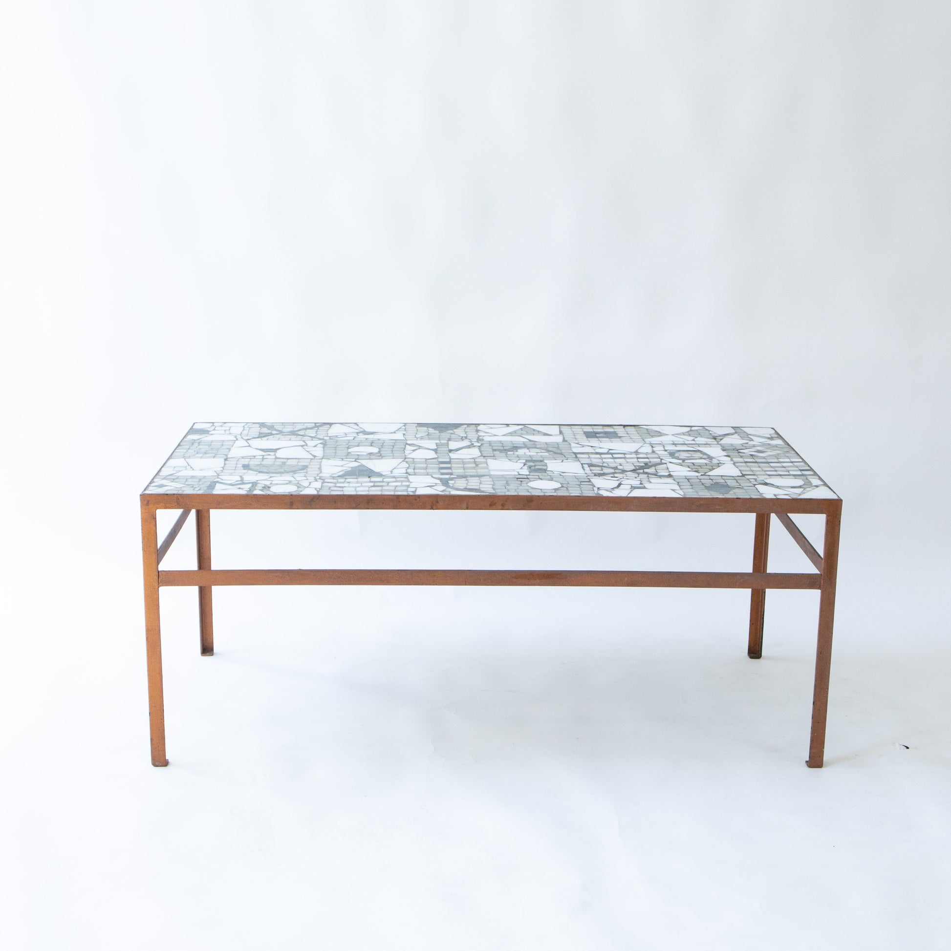 Vintage Couchtisch Mosaik von Kurt Moldovan