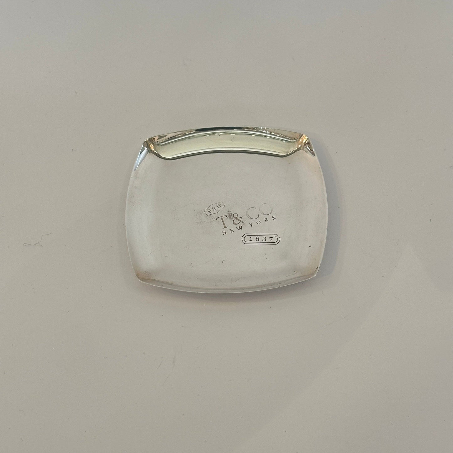 Bol vintage « Collection 1837 » de Tiffany+Co, design en argent, datant de 2005