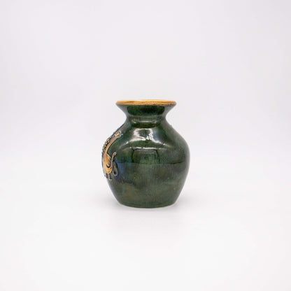 Vintage Vase handbemalt von Persabus Pottery aus Islay