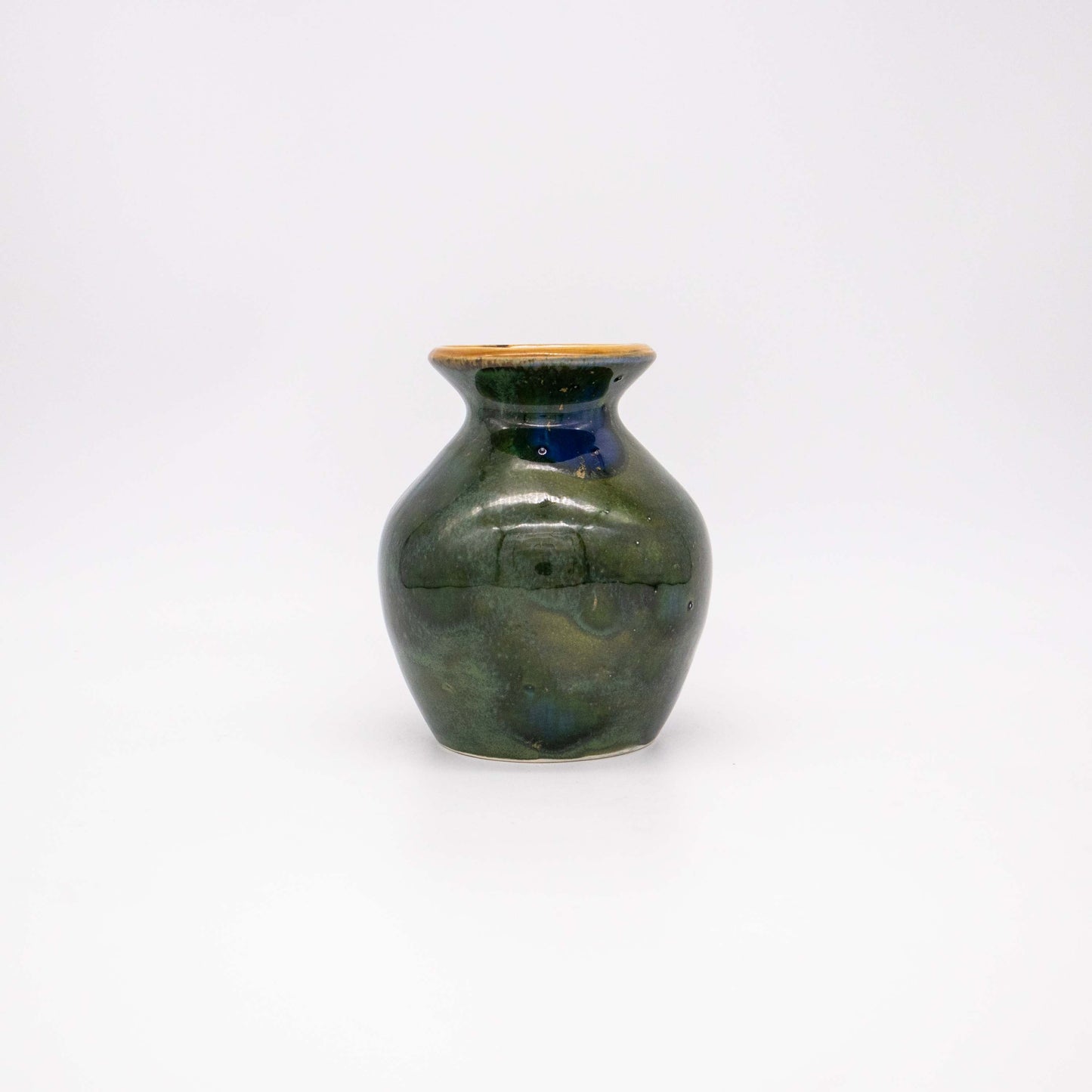 Vintage Vase handbemalt von Persabus Pottery aus Islay