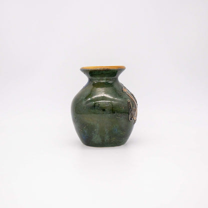 Vintage Vase handbemalt von Persabus Pottery aus Islay