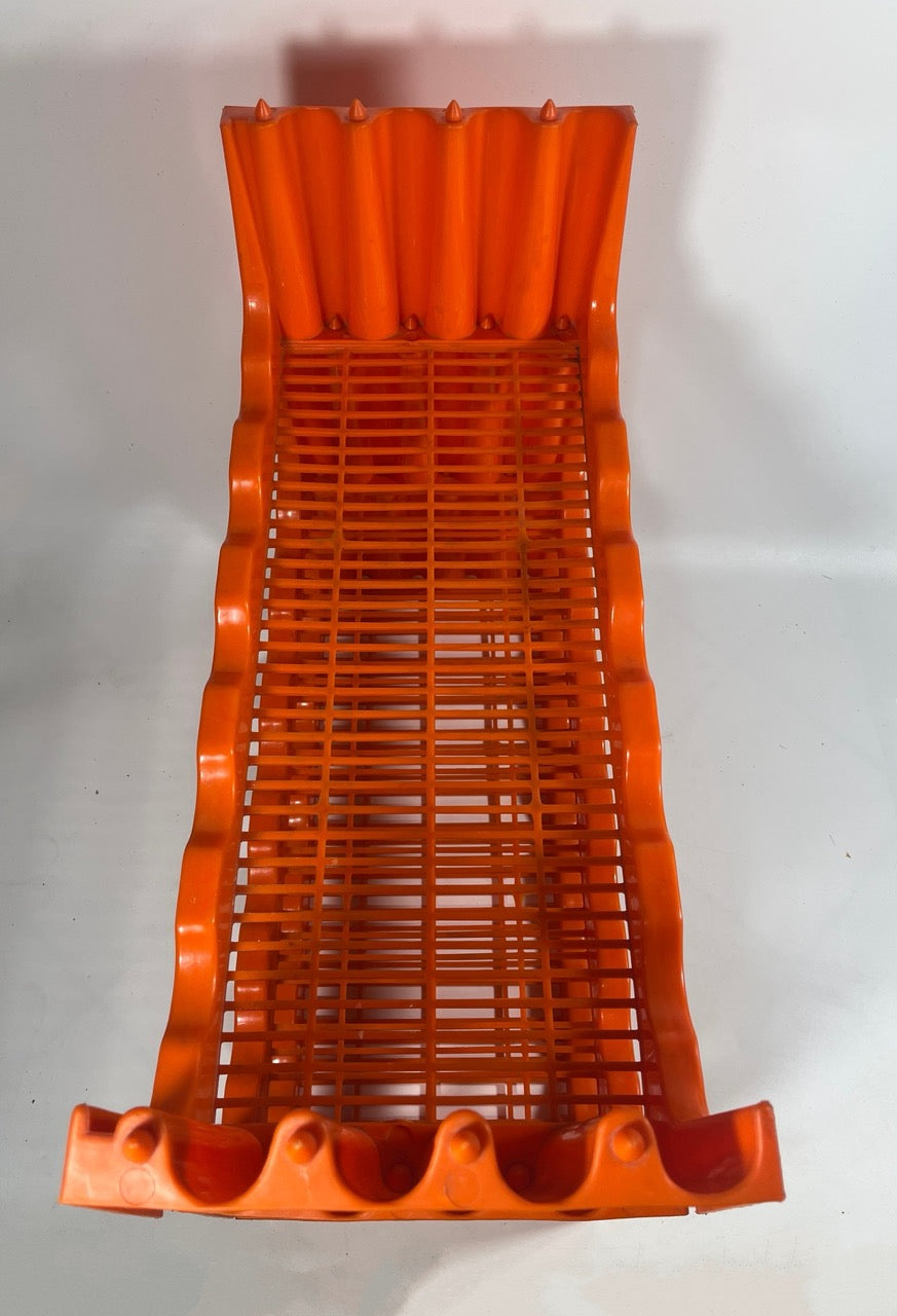 Casier à vin vintage en plastique par Witzmann Space Age années 1970