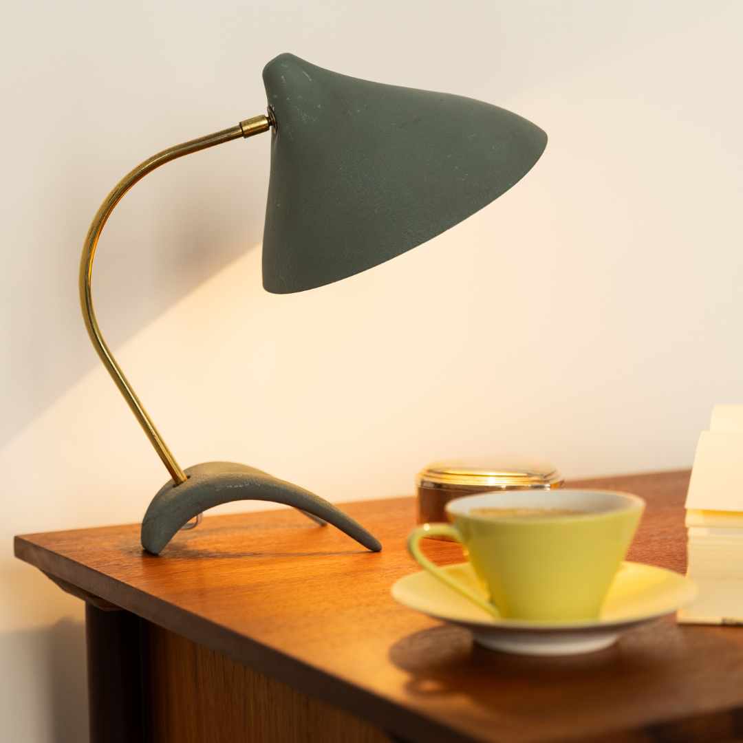 Vintage Tischlampe Krähenfuß von Karl-Heinz Kinsky für Cosack