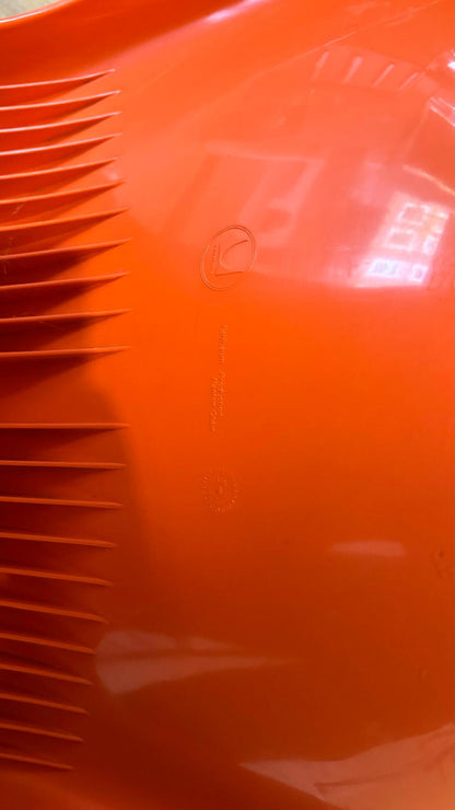 Vintage chair by Verner Panton for Vitra in orange