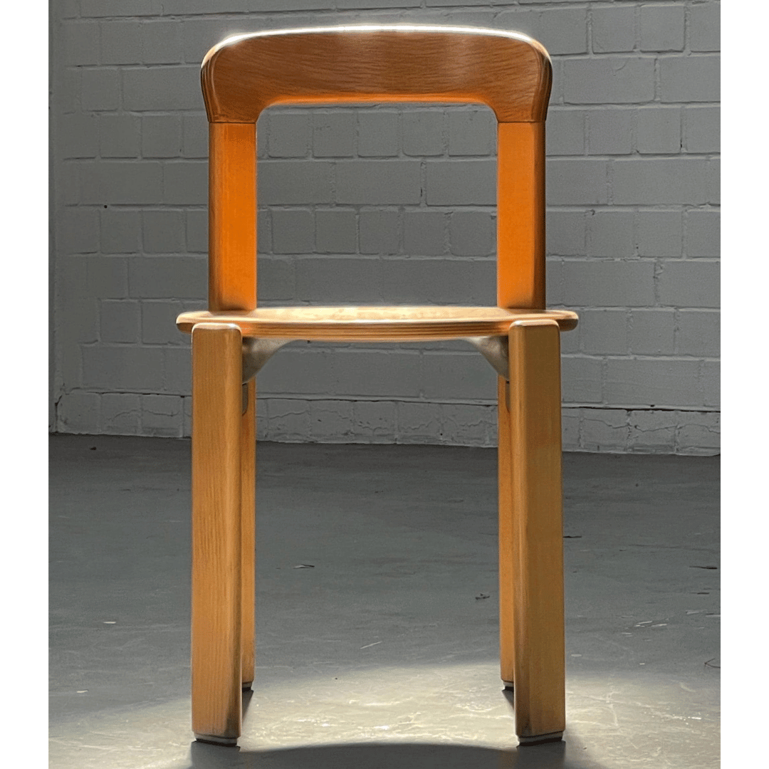 Vintage Stuhl Rey Chair von Bruno Rey für Kusch+Co stapelbar