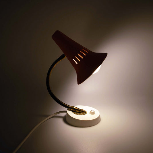 Set von 2 Vintage Tischlampe Rosa Mid-Century Modern