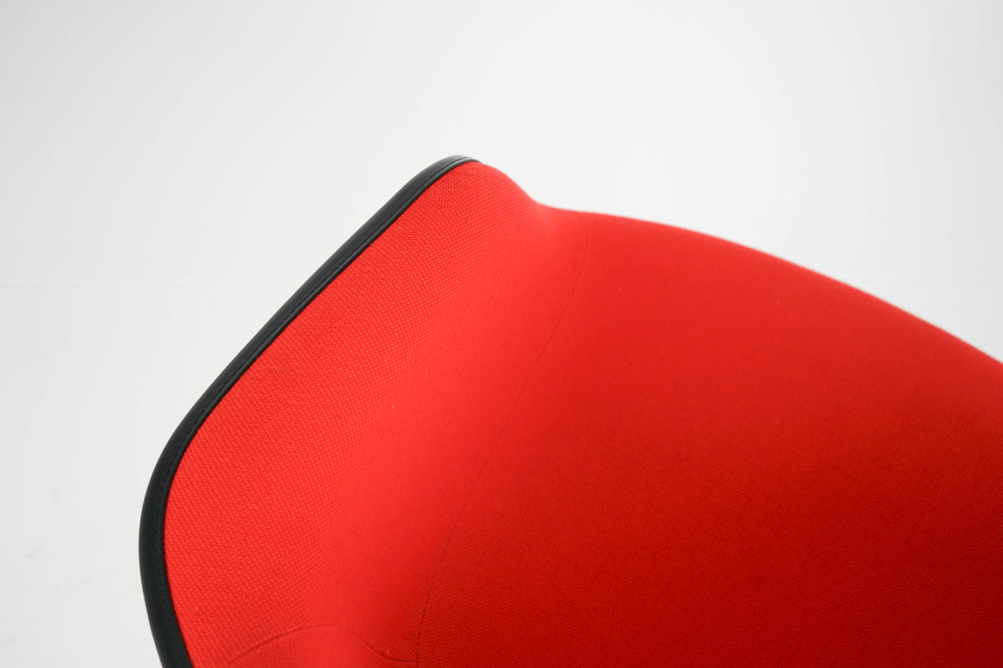 Vintage Schaukelstuhl "RAR" von Eames in Rot