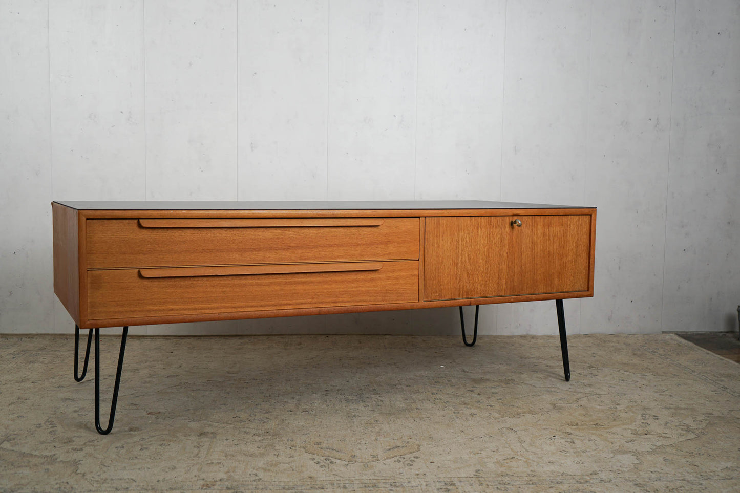 Buffet Vintage Teck Danois Années 60 Mid Century