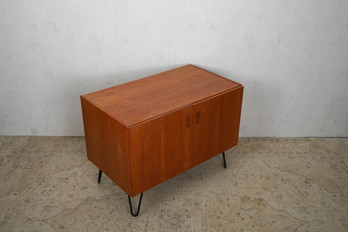 Vintage Anrichte Teakholz Dänisch 60er Mid Century