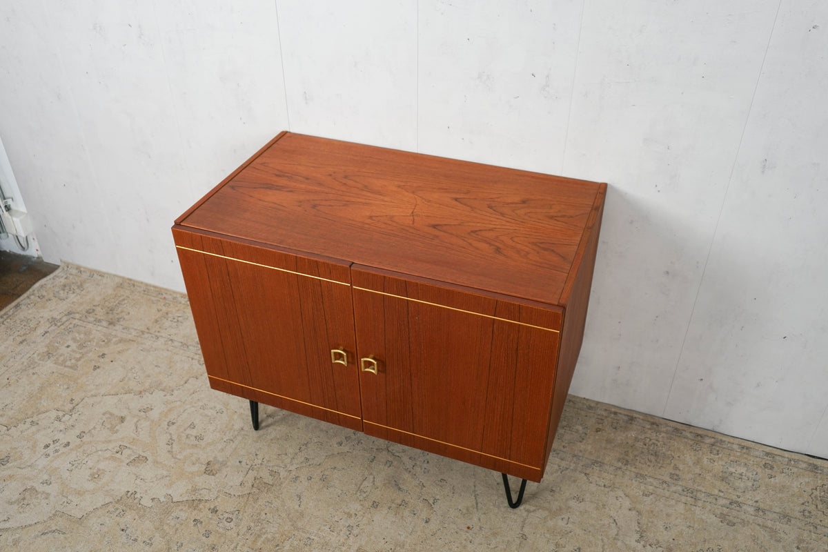 Vintage Anrichte Teak braun Mid Century 60er Dänisch