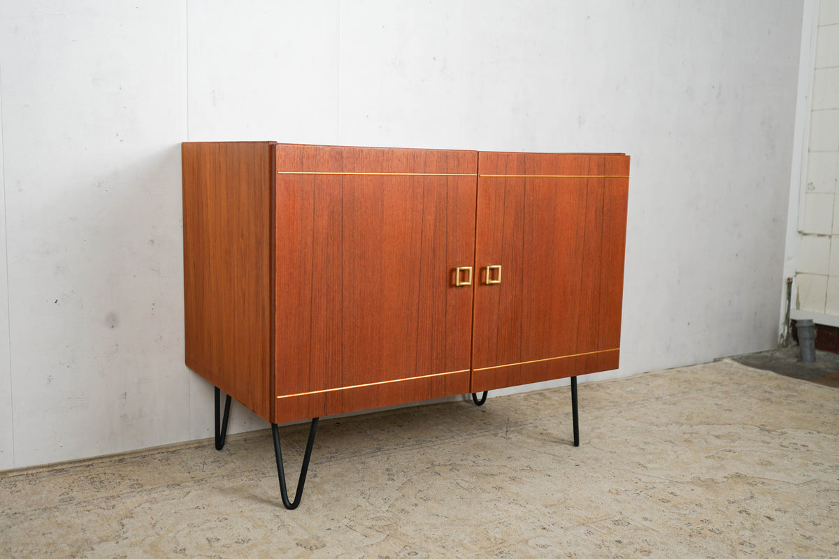 Vintage Anrichte Teak braun Mid Century 60er Dänisch
