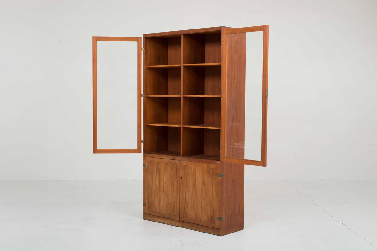 Vintage Geschirrschrank Teak Dänemark 1960er Jahre
