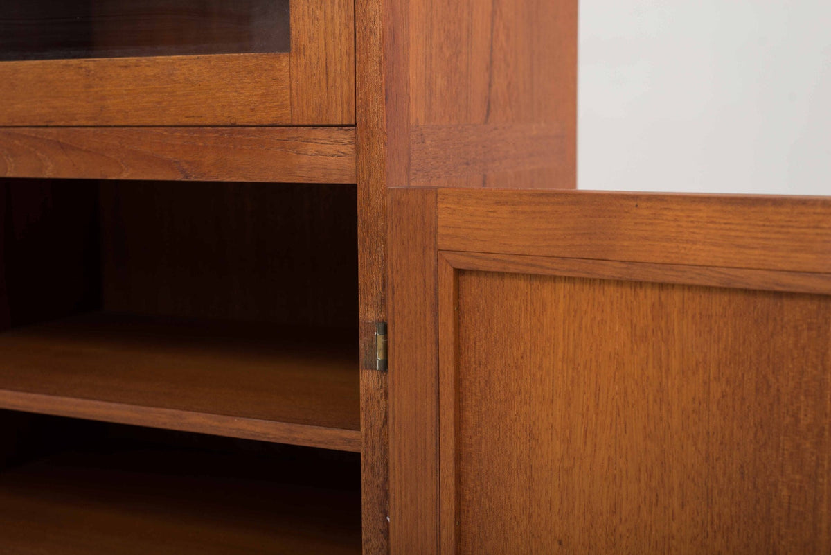 Vintage Geschirrschrank Teak Dänemark 1960er Jahre