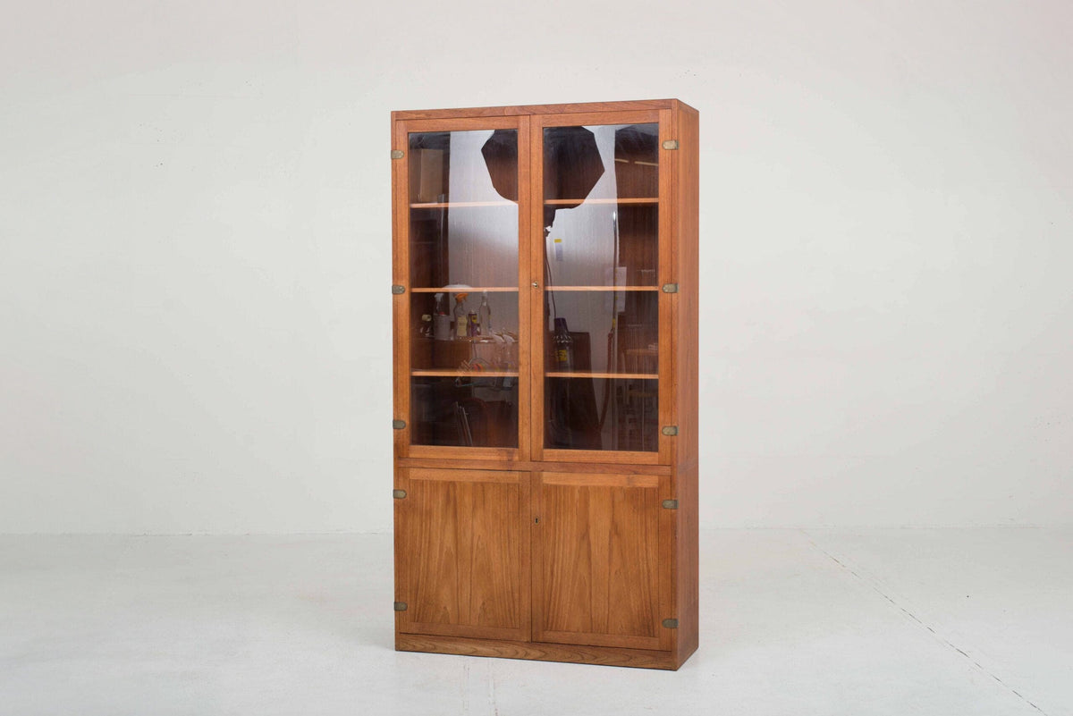 Vintage Geschirrschrank Teak Dänemark 1960er Jahre