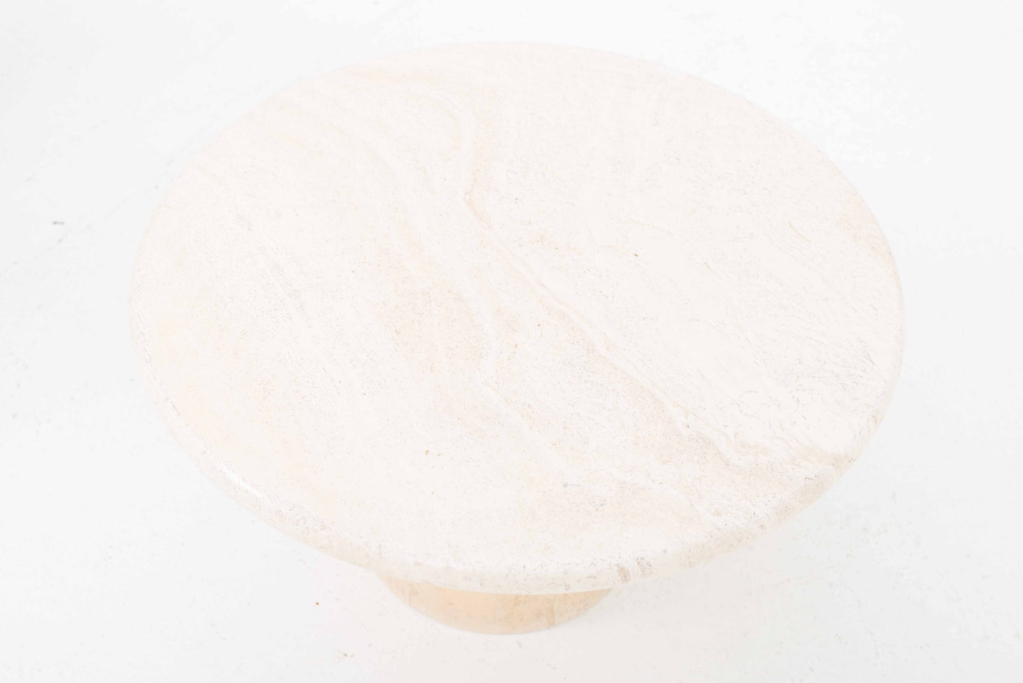 Vintage Couchtisch Set von 2 Travertin