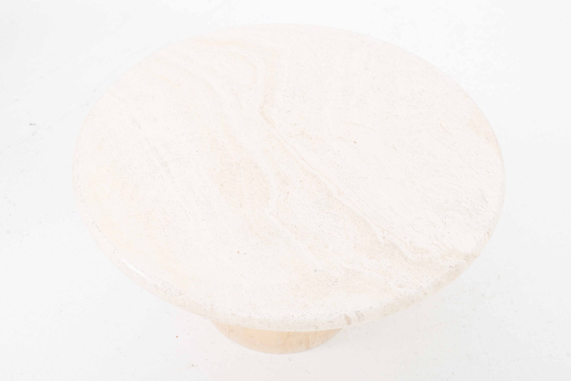 Vintage Couchtisch Set von 2 Travertin