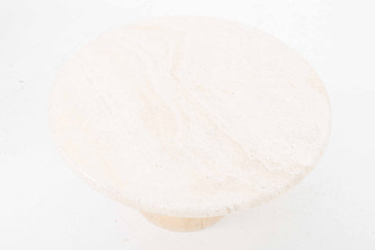 Vintage Couchtisch Set von 2 Travertin