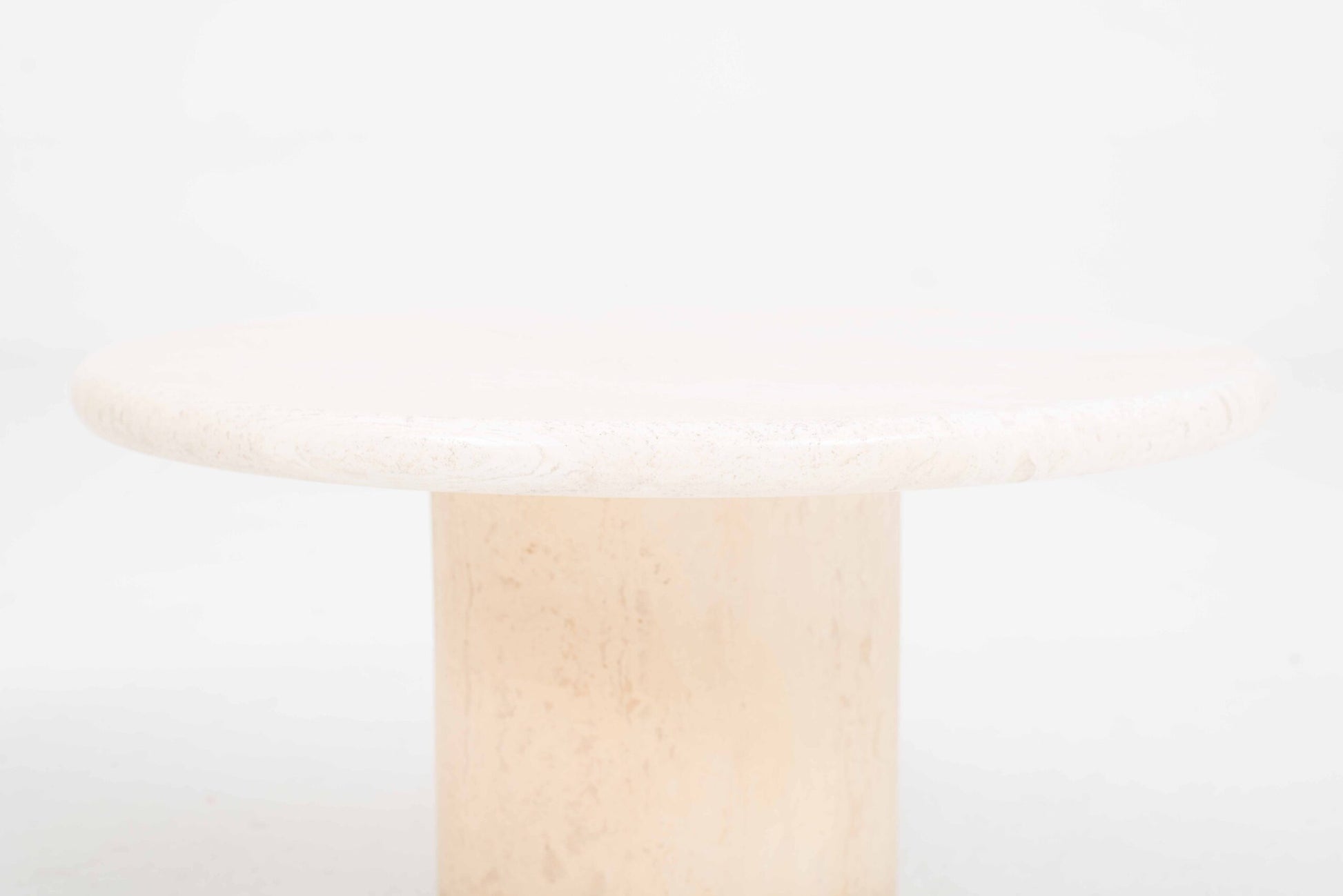 Vintage Couchtisch Set von 2 Travertin