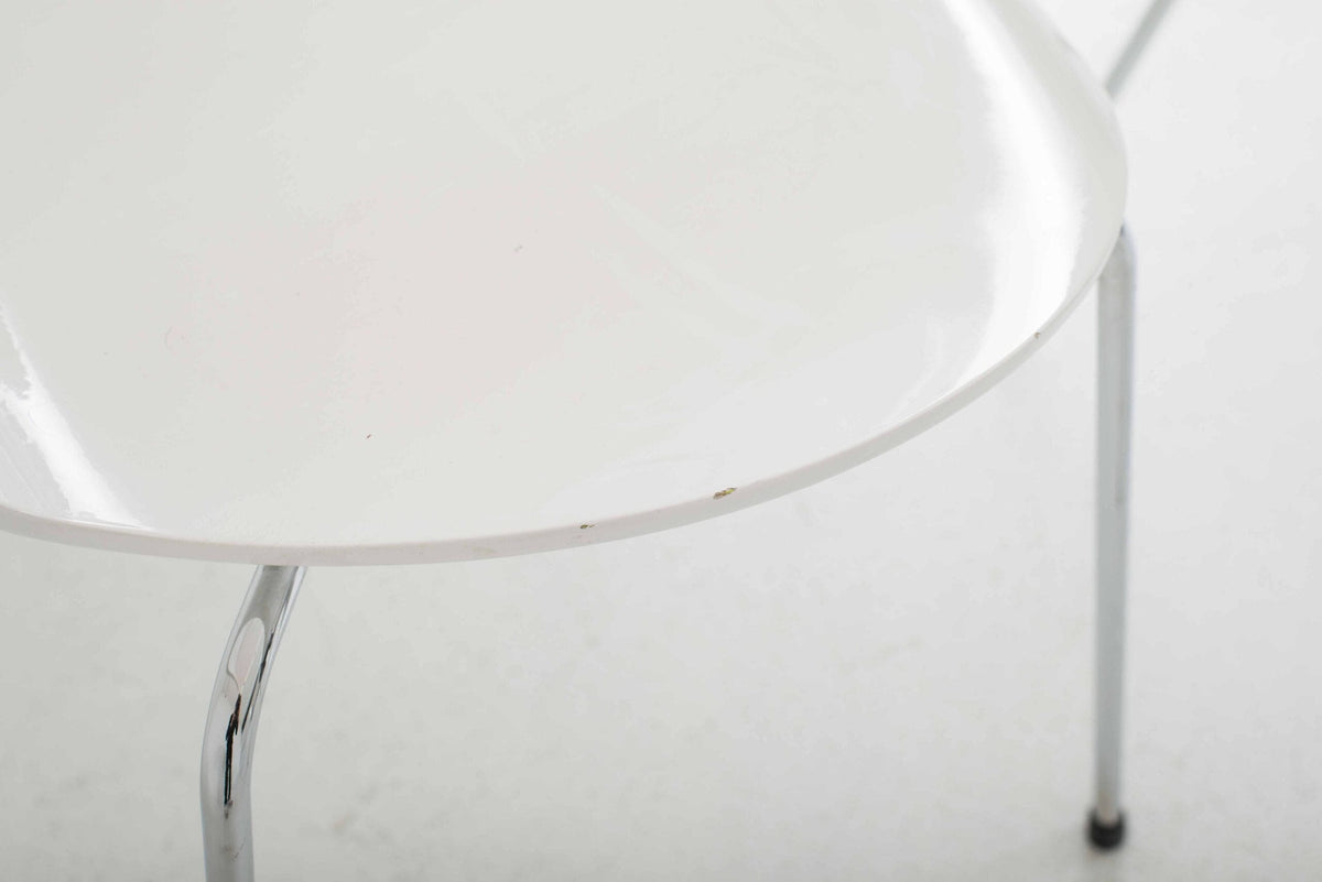 Chaise d'Arne Jacobsen pour Fritz Hansen, blanche, prix à la pièce