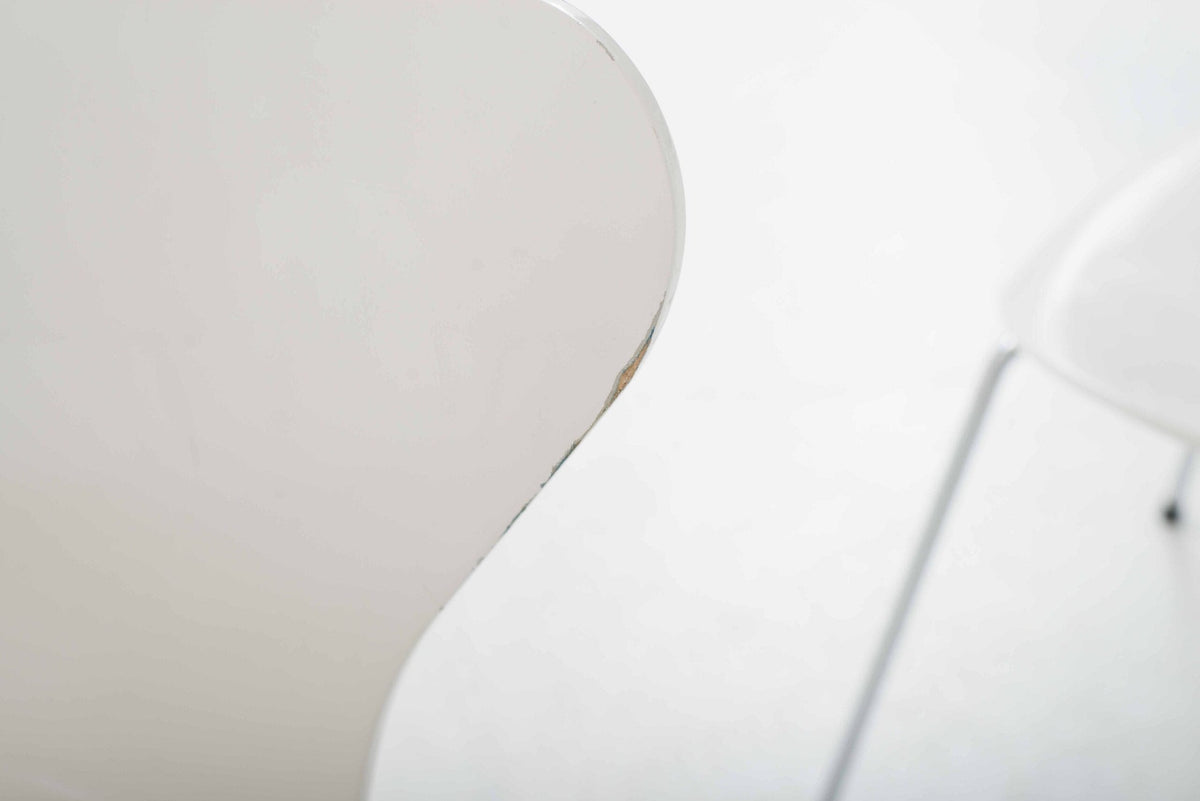 Chaise d'Arne Jacobsen pour Fritz Hansen, blanche, prix à la pièce