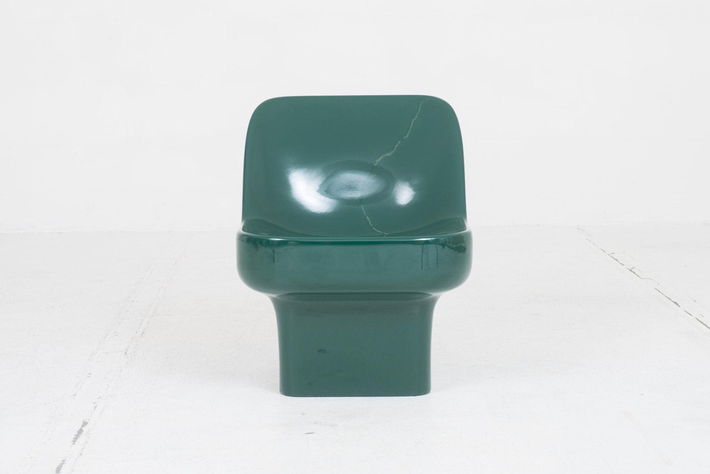 Fauteuil vintage FC 2001 de Douglas Deeds et Barry Rosengrants en vert mousse