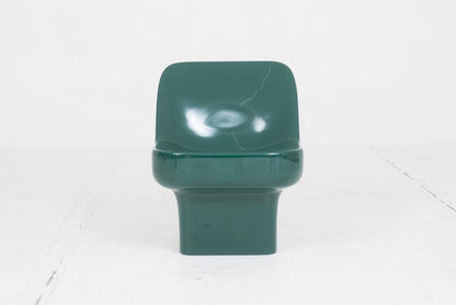 Fauteuil vintage FC 2001 de Douglas Deeds et Barry Rosengrants en vert mousse