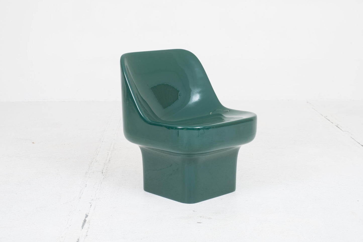 Fauteuil vintage FC 2001 de Douglas Deeds et Barry Rosengrants en vert mousse