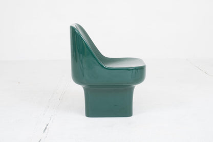 Fauteuil vintage FC 2001 de Douglas Deeds et Barry Rosengrants en vert mousse