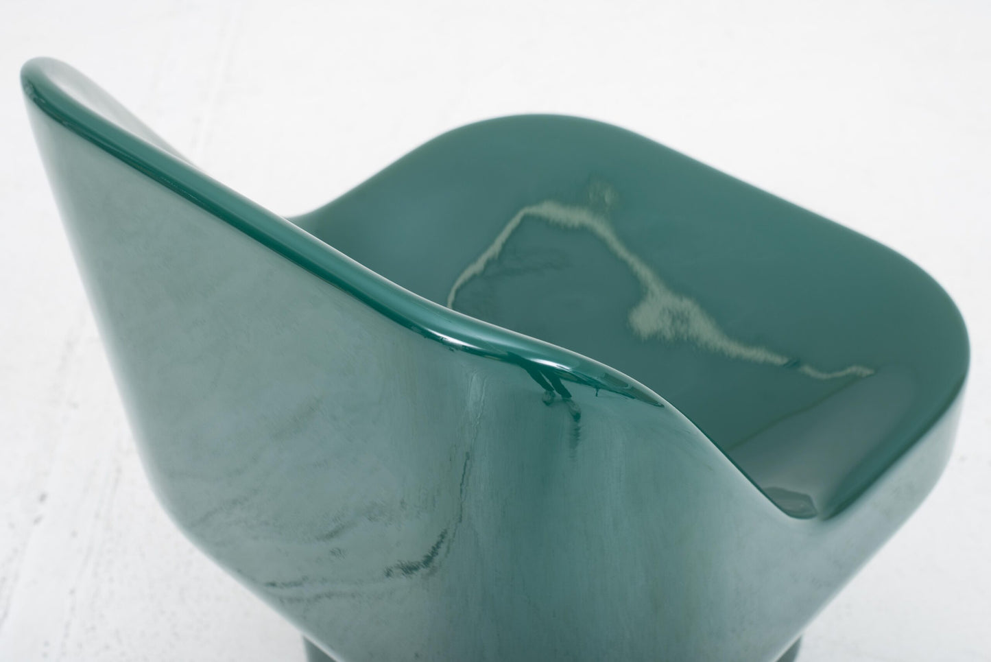 Fauteuil vintage FC 2001 de Douglas Deeds et Barry Rosengrants en vert mousse