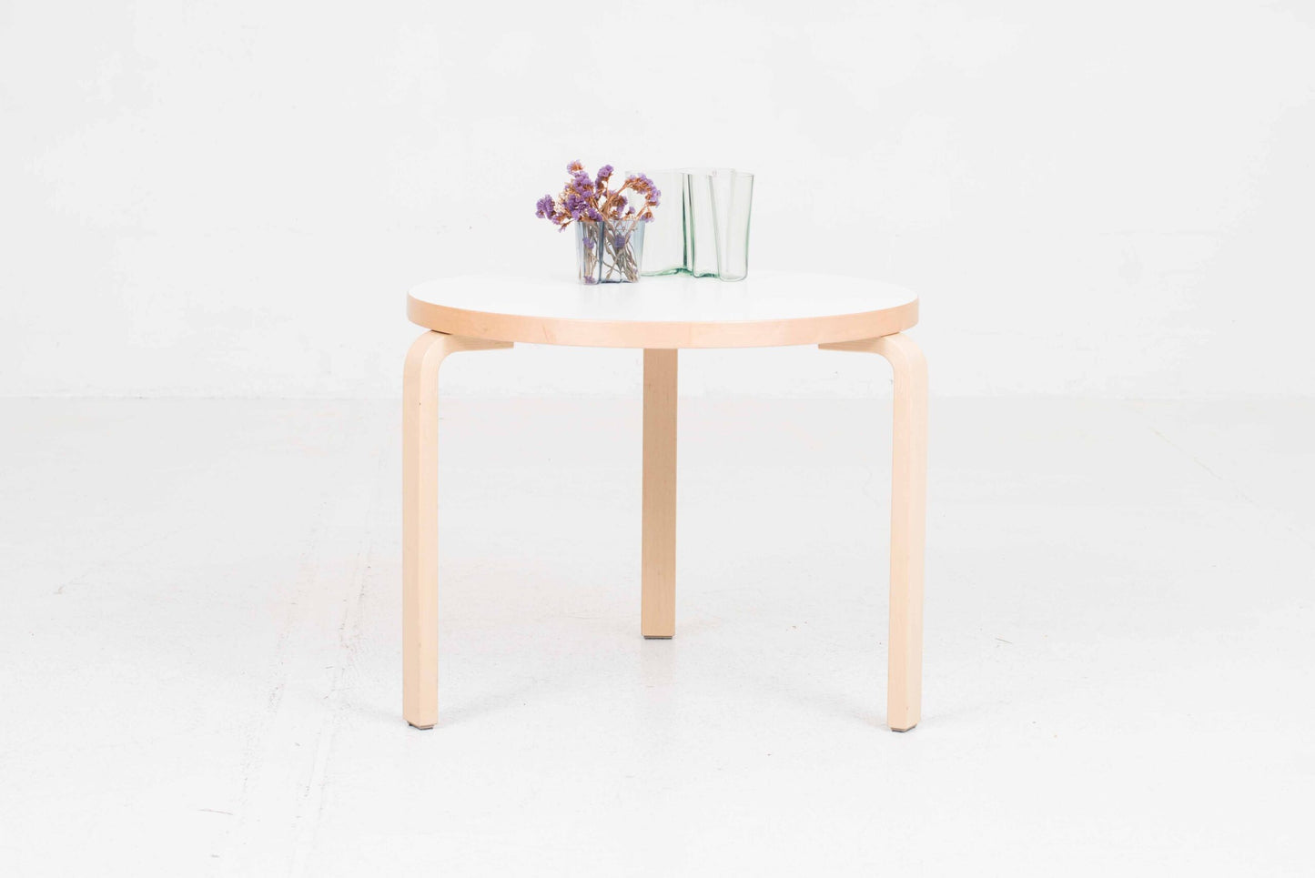 Vintage Beistelltisch 90B von Alvar Aalto für Artek
