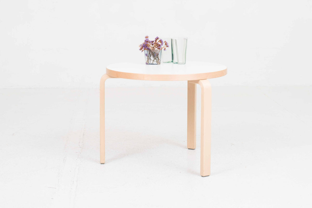 Vintage Beistelltisch 90B von Alvar Aalto für Artek