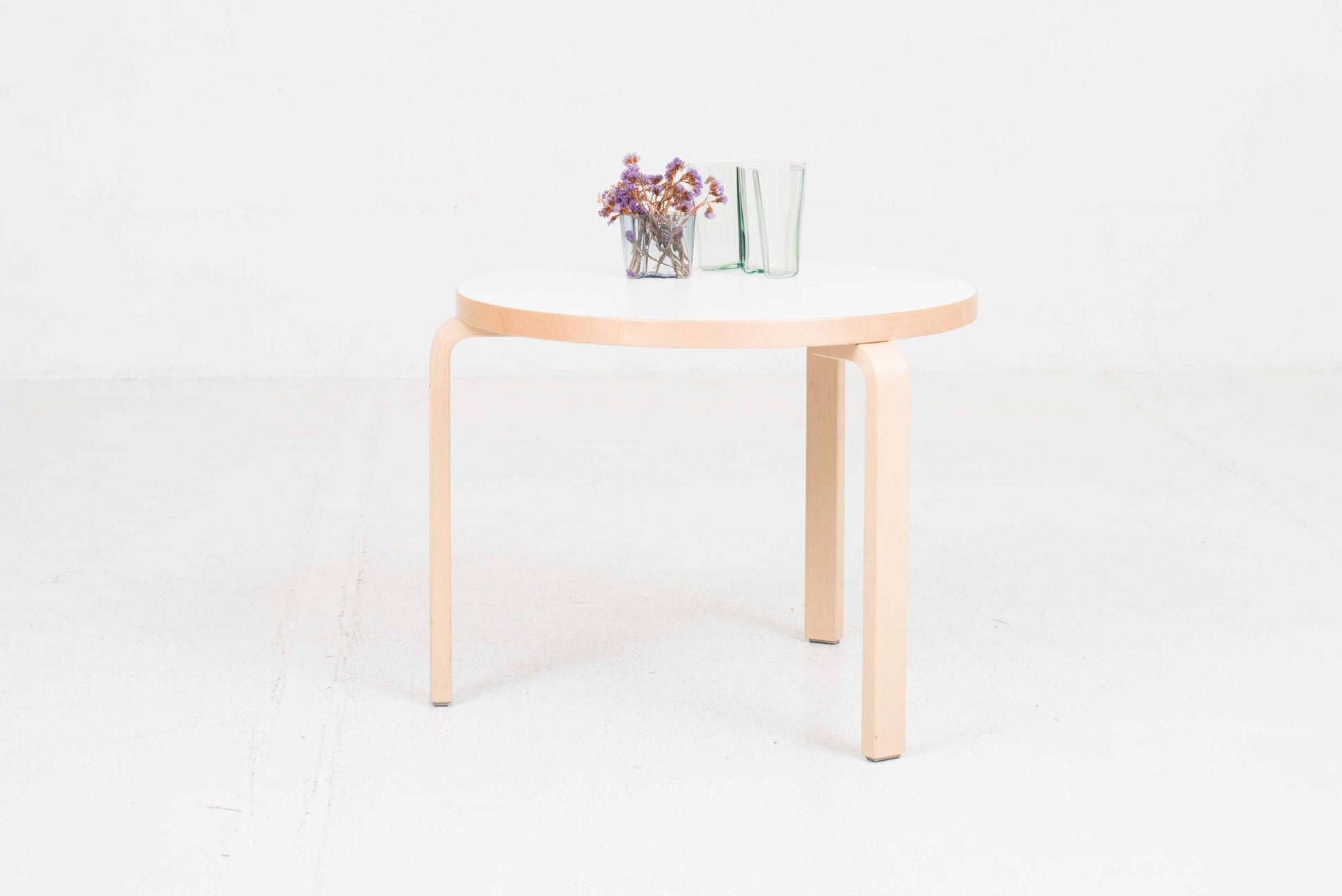 Vintage Beistelltisch 90B von Alvar Aalto für Artek