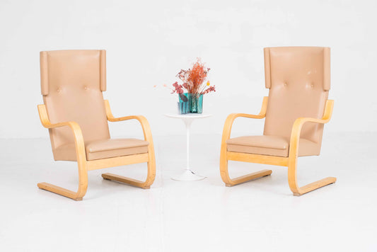 Set von 2 Vintage Sessel "401" von Alvar Aalto für Artek