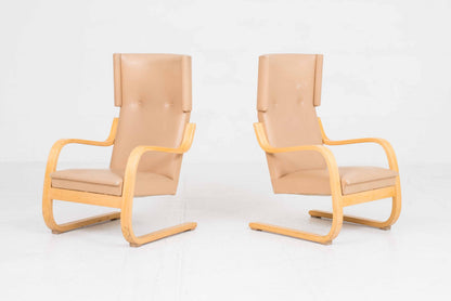 Set von 2 Vintage Sessel "401" von Alvar Aalto für Artek