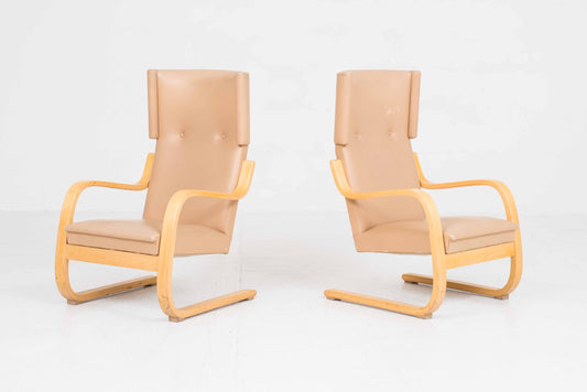 Set von 2 Vintage Sessel "401" von Alvar Aalto für Artek