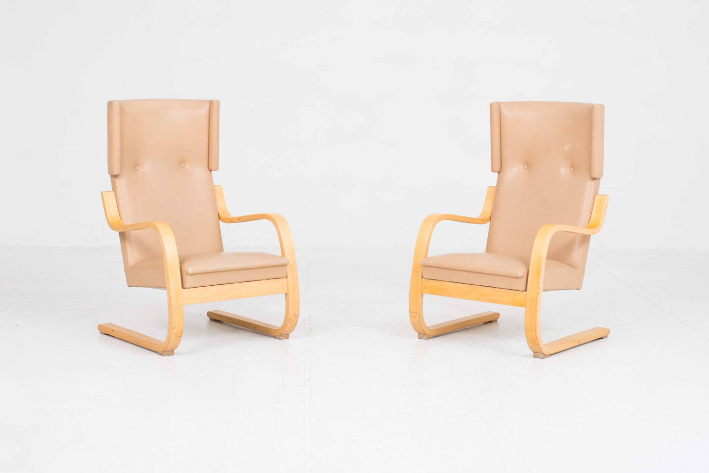 Set von 2 Vintage Sessel "401" von Alvar Aalto für Artek