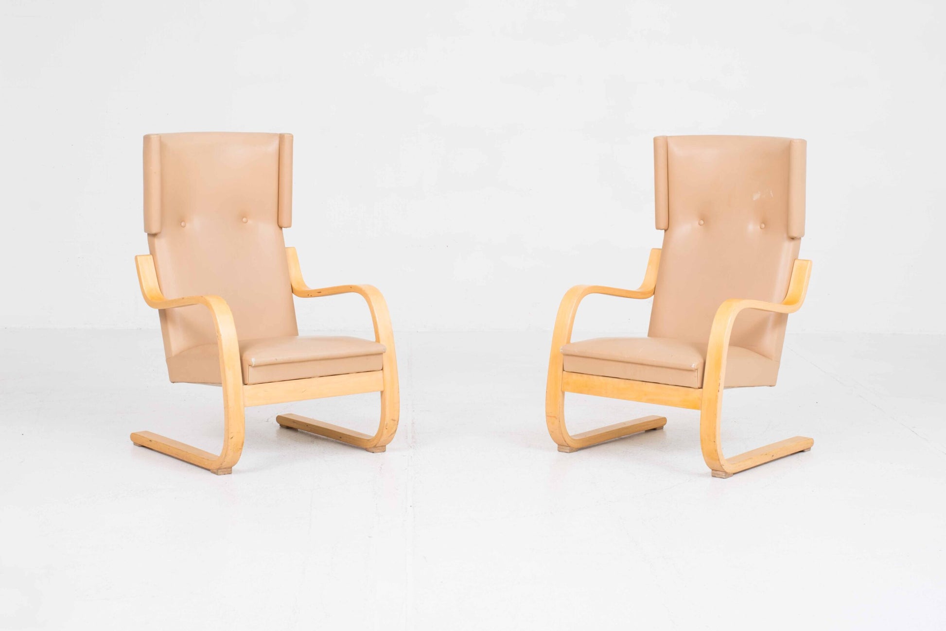 Set von 2 Vintage Sessel "401" von Alvar Aalto für Artek