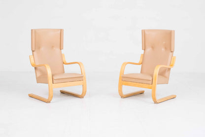 Set von 2 Vintage Sessel "401" von Alvar Aalto für Artek