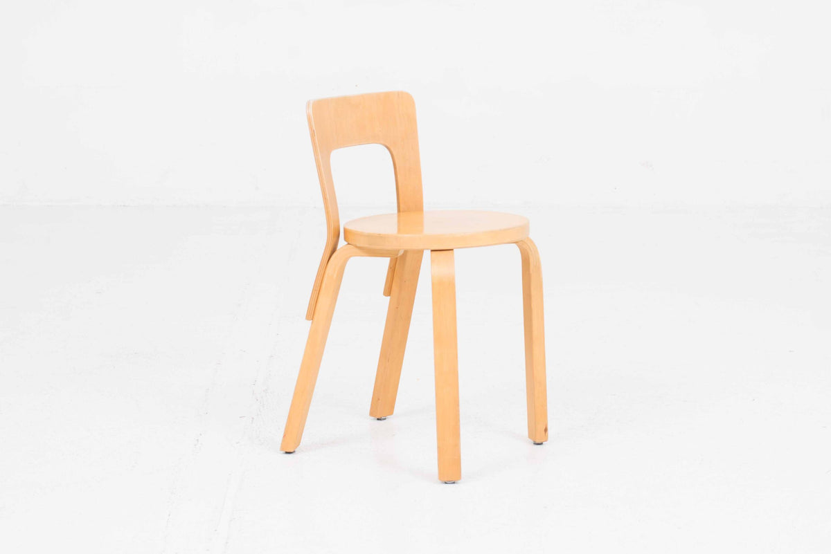 Vintage Stuhl "Chair 65" von Alvar Aalto für Artek