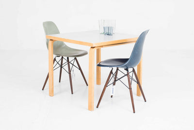 Vintage Table 90B by Alvar Aalto for Artek 80x80cm light grey HPL