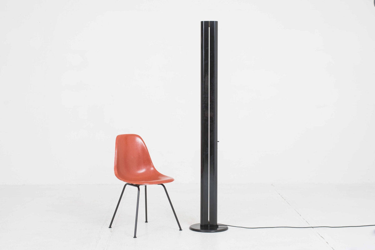 Lampadaire vintage Megaron de Gianfranco Frattini pour Artemide noir