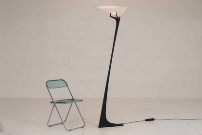 Vintage Montjuic floor lamp by Santiago Calatrava for Artemide red metal
