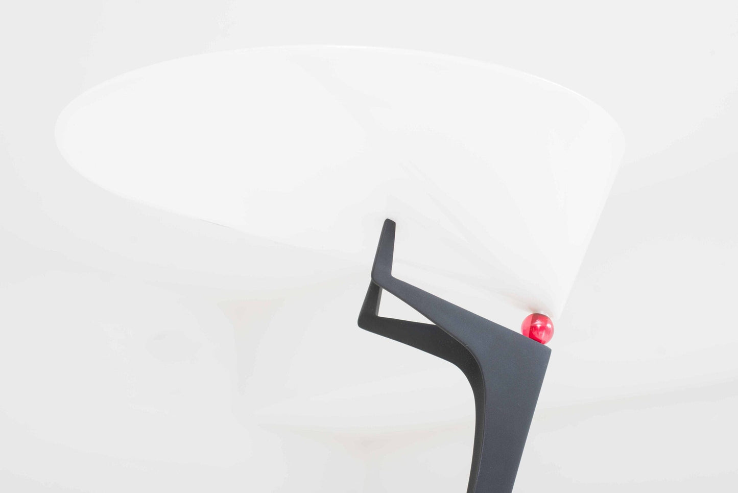 Vintage Montjuic floor lamp by Santiago Calatrava for Artemide red metal