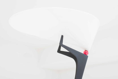 Vintage Montjuic floor lamp by Santiago Calatrava for Artemide red metal