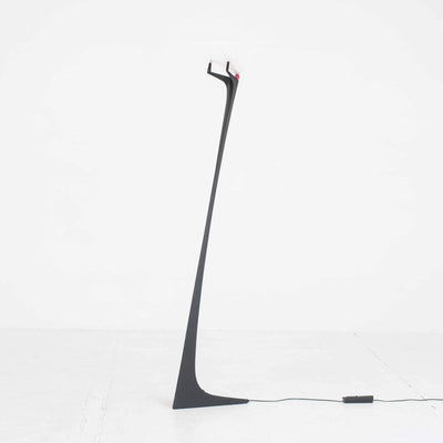 Lampadaire vintage Montjuic de Santiago Calatrava pour Artemide en métal rouge